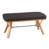 Folia - Mid Century / Modern Bench - Furniture Home Direct
