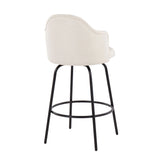 Ahoy - Contemporary Fixed Height Counter Stool (Set of 2) - Furniture Home Direct