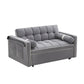 Modern Convertible Sleeper Sofa Couch With Pull Out Bed With Pillows & Side Pockets For Small Space, Living Room - Furniture Home Direct