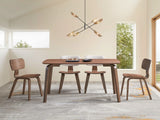 Casson - 5 Piece Dining Room Set - Walnut - Furniture Home Direct