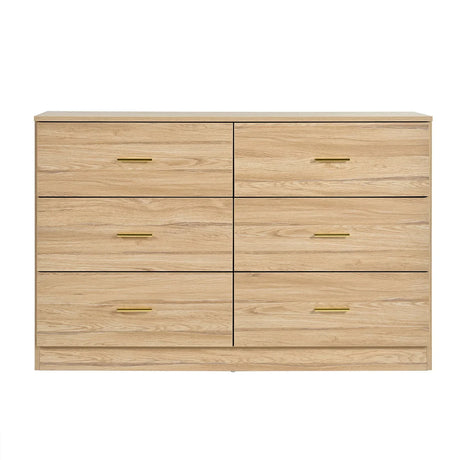 Modern Drawer Dresser For Bedroom, Ample Storage Wide Chest Of Drawers - Furniture Home Direct
