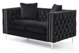Elegant Track Arm Loveseat - Furniture Home Direct