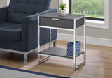 Accent Side Table, Storage Drawer, Spacious Tabletop - Furniture Home Direct