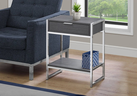 Accent Side Table, Storage Drawer, Spacious Tabletop - Furniture Home Direct
