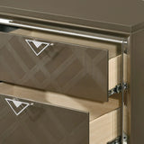 Skylar - Nightstand - Champagne - Furniture Home Direct