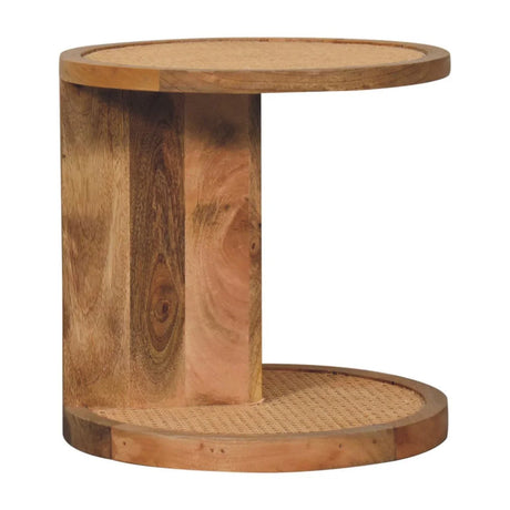 Close Knit Corner End Table - Oak - Furniture Home Direct