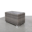 Chesterville - Slatted Coffee Table With Aluminum Top - Gray - Furniture Home Direct
