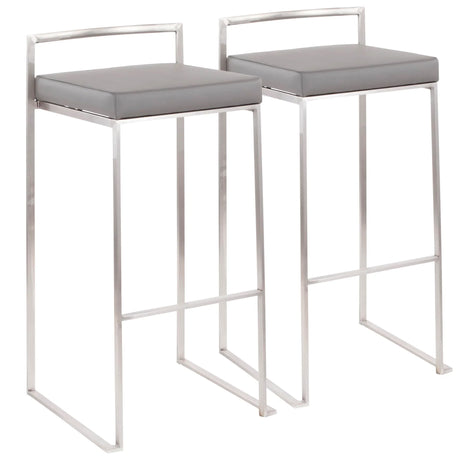 Fuji - Contemporary And Elegant Design Stackable Barstool - Furniture Home Direct
