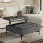 Laura - Lift Top Storage Ottoman - Furniture Home Direct