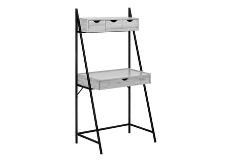 Computer Desk For Home Office, Laptop, Leaning, Storage Drawers, Contemporary & Modern - Furniture Home Direct