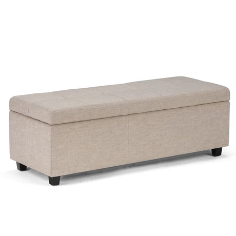 Castleford - Contemporary Storage Ottoman - Furniture Home Direct
