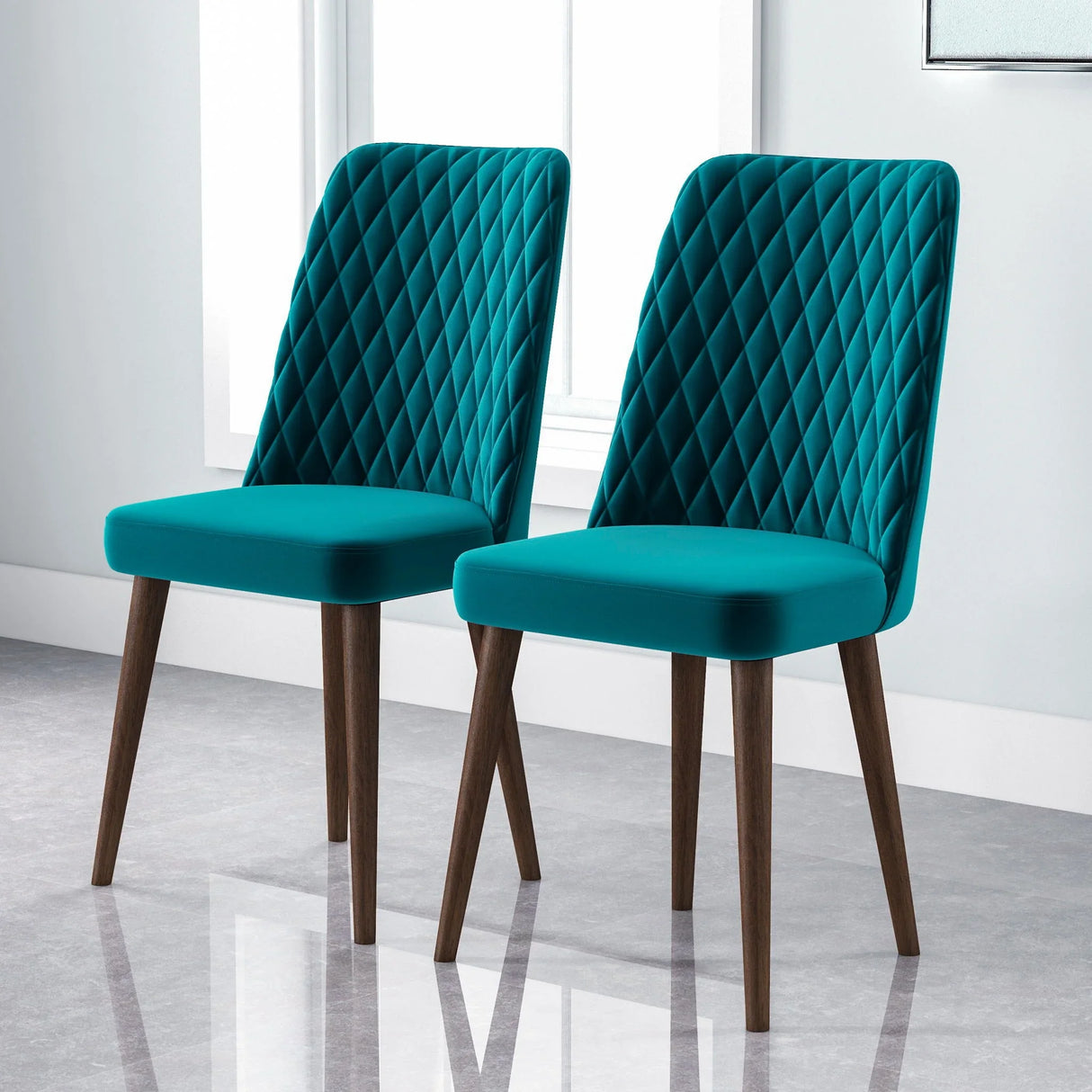 Katie - Mid-Century Modern Dining Chair (Set of 2) - Furniture Home Direct