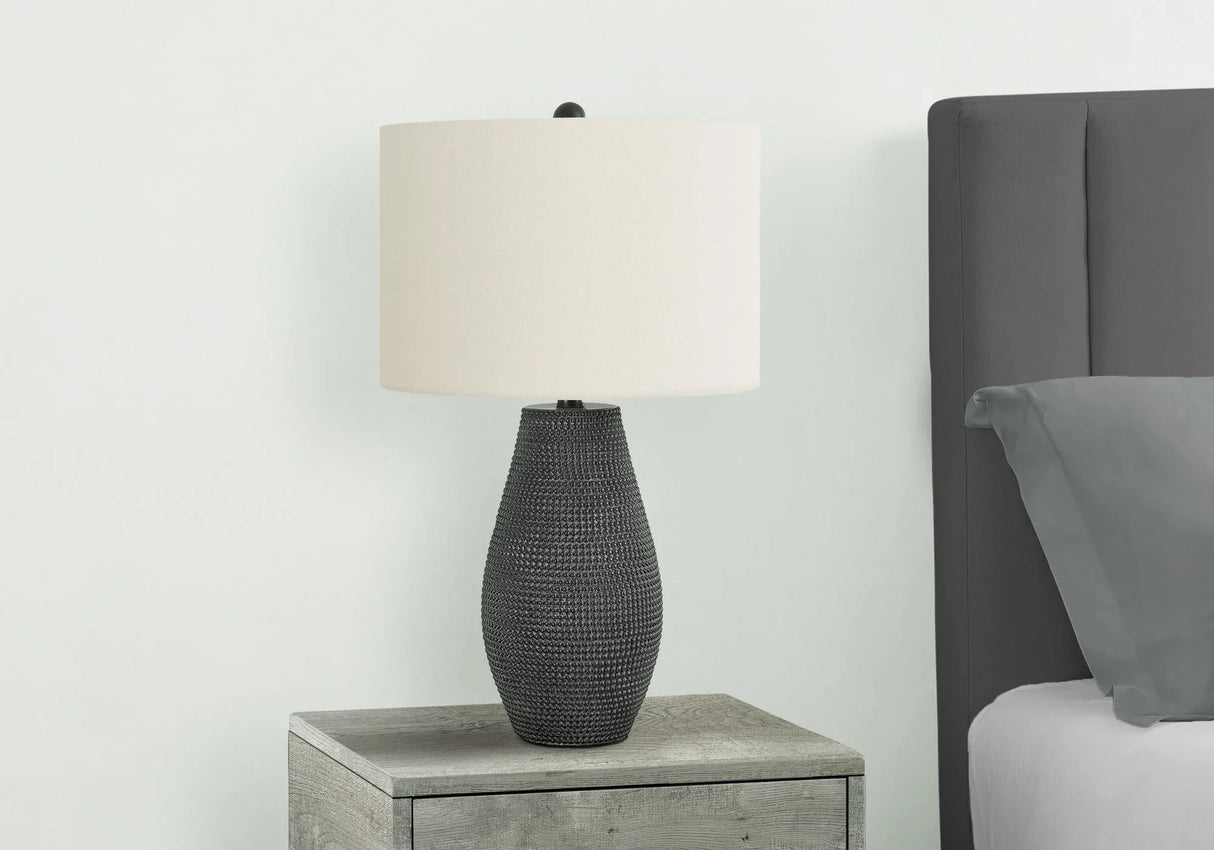 Lighting, Table Lamp, Resin, Contemporary - Black - Furniture Home Direct