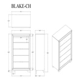 Lively - Chest With Glitter Detail And Thick Bar Handle Hardware - Black - Furniture Home Direct