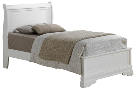 Sleigh Bed With Low Footboard - Furniture Home Direct