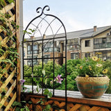Metal Garden Rustproof Trellis For Climbing Plants Outdoor Flower Support - Furniture Home Direct