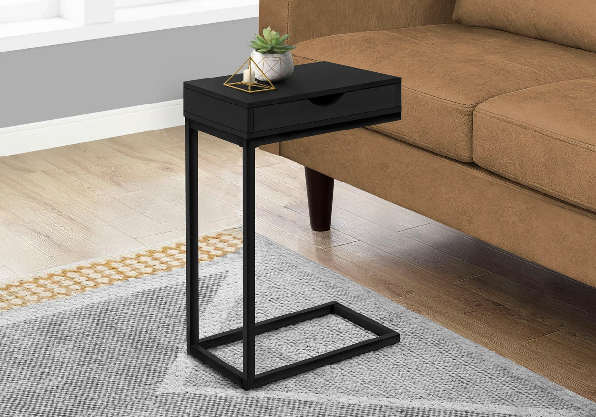 Accent Table, C - Shaped Contemporary Elegant Desig - Furniture Home Direct