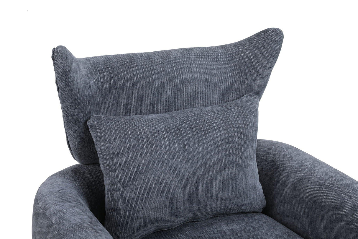 Classic Mid-Century 360 Degree Swivel Accent Chair - Furniture Home Direct