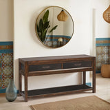 Branson - 2 Drawer Console Table - Brown - Furniture Home Direct
