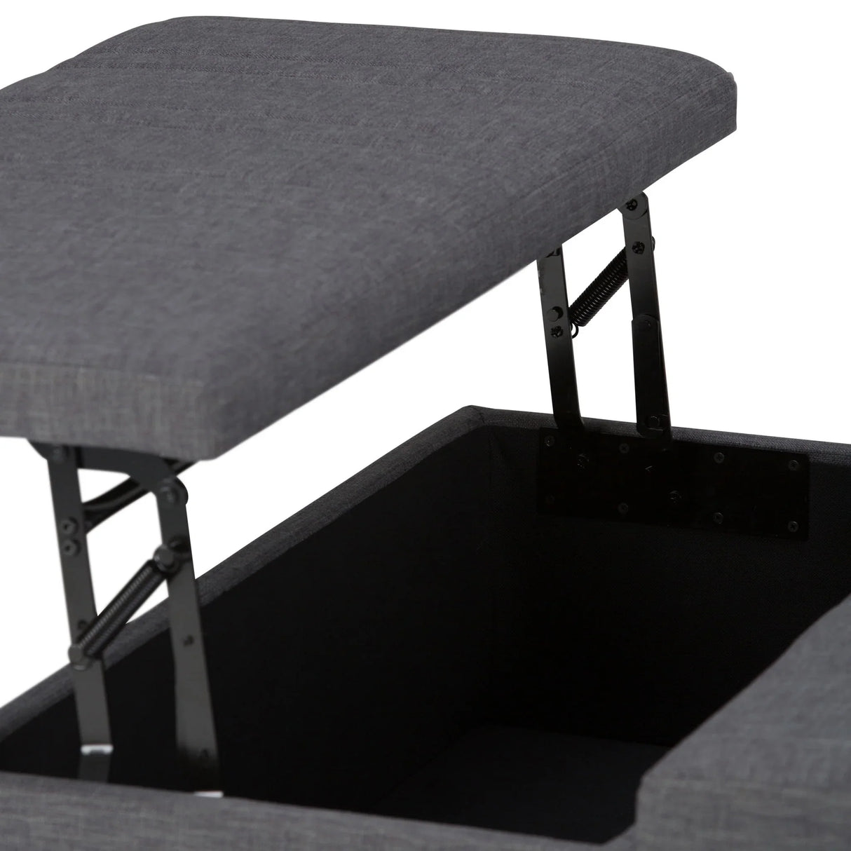 Ellis - Coffee Table Storage Ottoman Contemporary Design - Furniture Home Direct