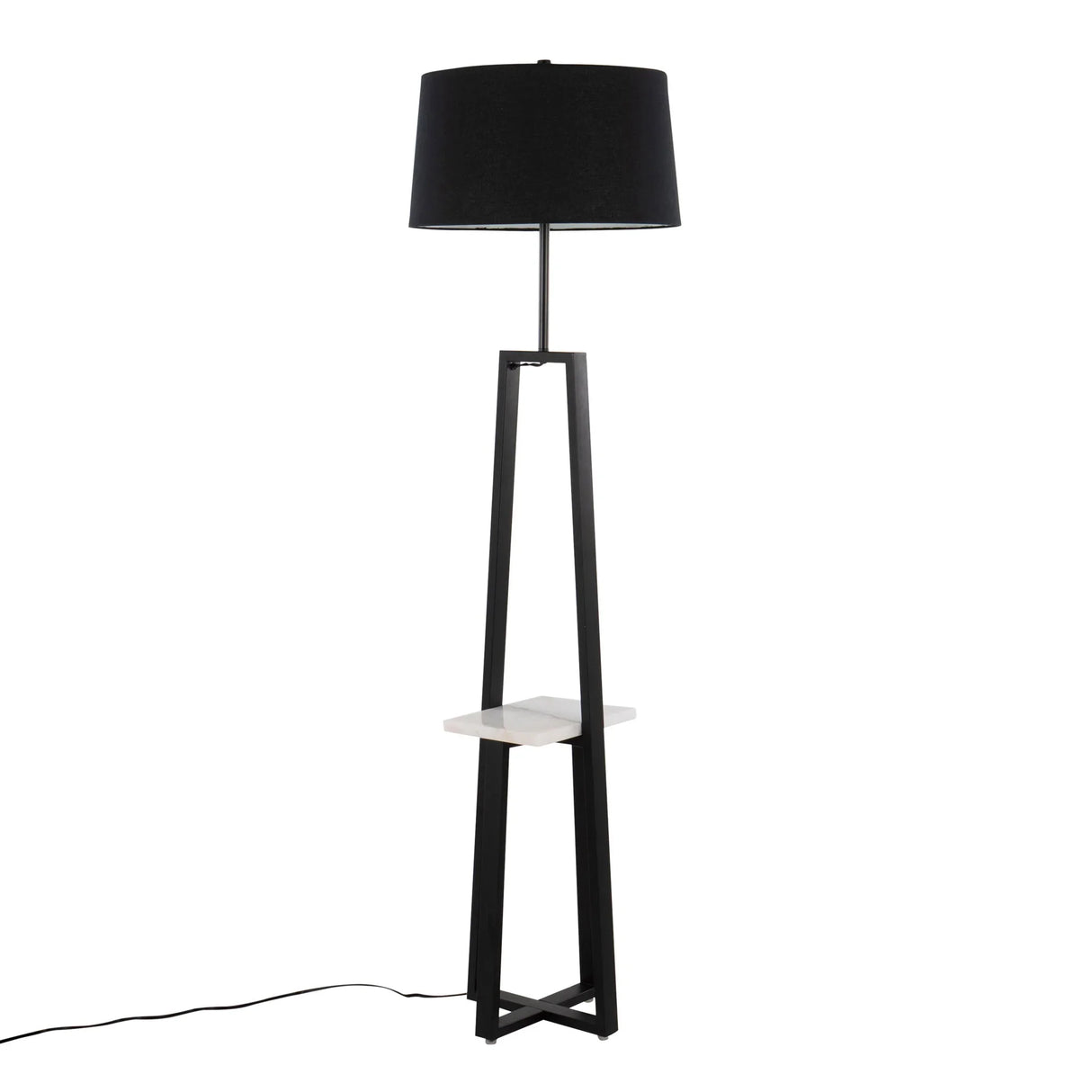 Cosmo - Shelf Contemporary / Glam Floor Lamp - Furniture Home Direct