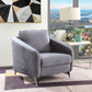 Sofia - Velvet Modern Chic Accent Armchair - Furniture Home Direct