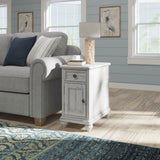 Mariano - Chairside Table - Gray - Furniture Home Direct