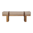 Belmont - Boucle Bench - Oak - Furniture Home Direct