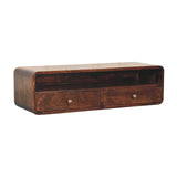 Floating Open Console - Walnut - Furniture Home Direct