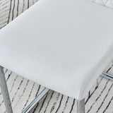 Dining Set 7 Piece Marble Top Table And Chairs White - Furniture Home Direct