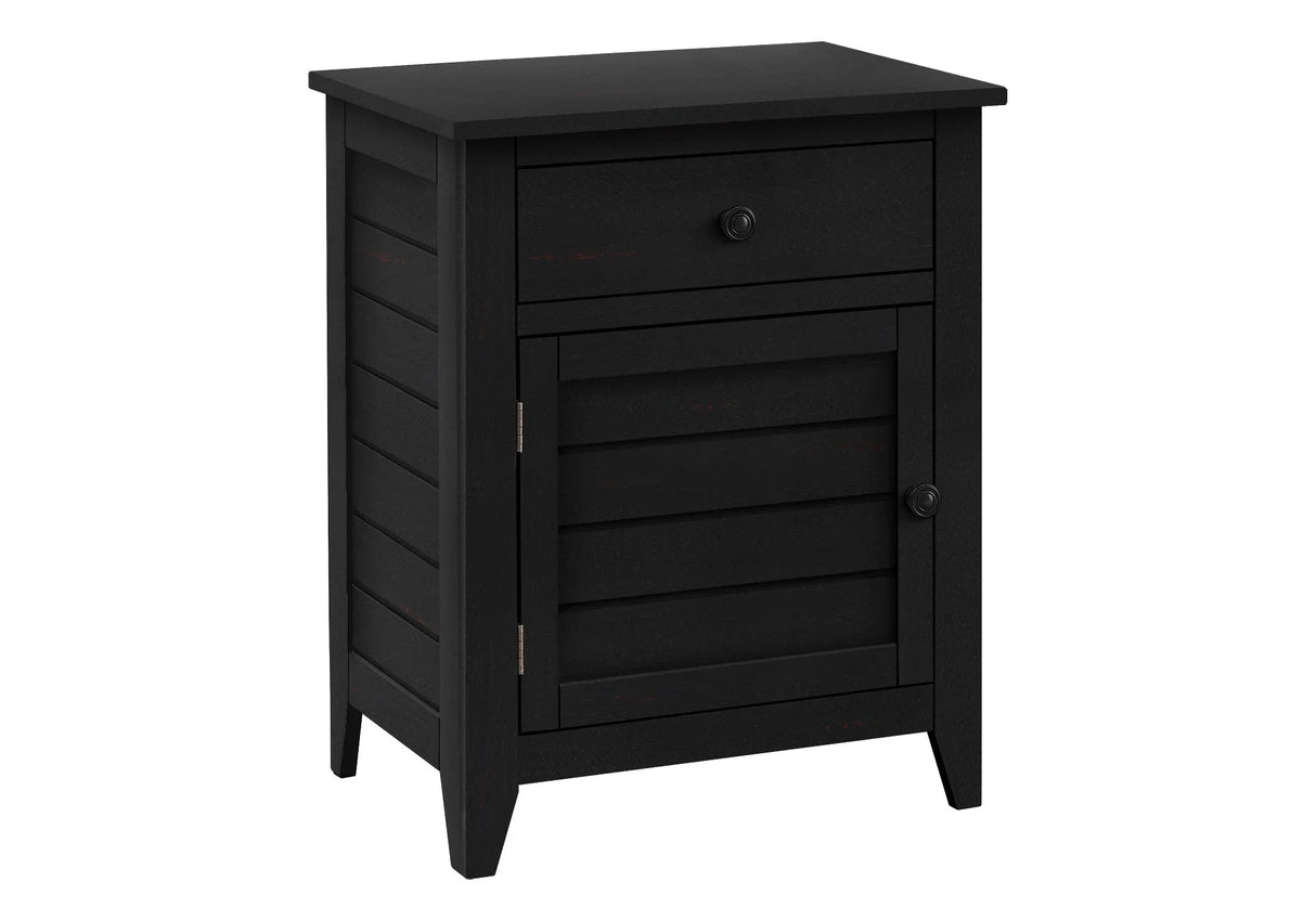 Accent Nightstand, Storage Drawer, Transitional - Furniture Home Direct