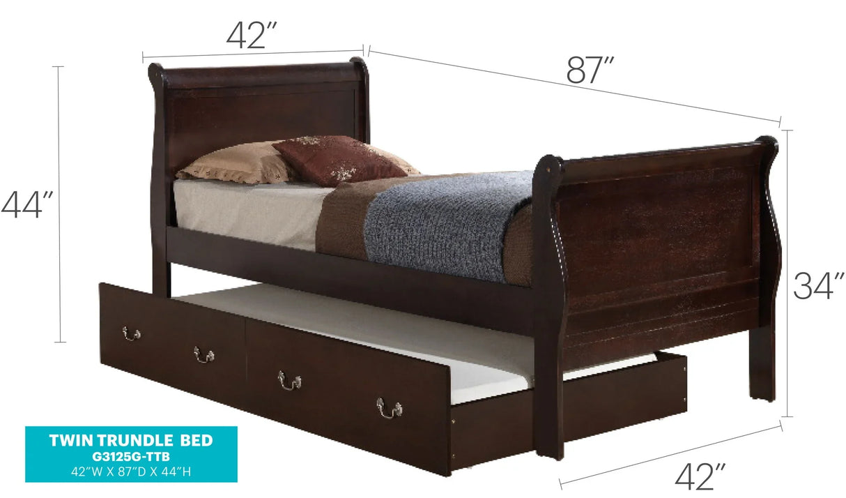 Elegant Trundle Bed With Timeless Charm - Furniture Home Direct