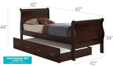 Elegant Trundle Bed With Timeless Charm - Furniture Home Direct