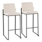 Fuji - Contemporary High Back Barstool Elegant Design - Furniture Home Direct