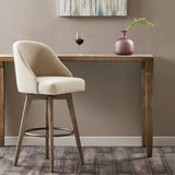 Bar Stool With Swivel Seat - Sand - Furniture Home Direct
