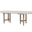Triad - Double Pedestal Dining Table With Leaf - Sand - Furniture Home Direct