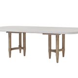 Triad - Double Pedestal Dining Table With Leaf - Sand - Furniture Home Direct