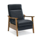 Asher - Modern Push Back Recliner With Wood Arms - Furniture Home Direct