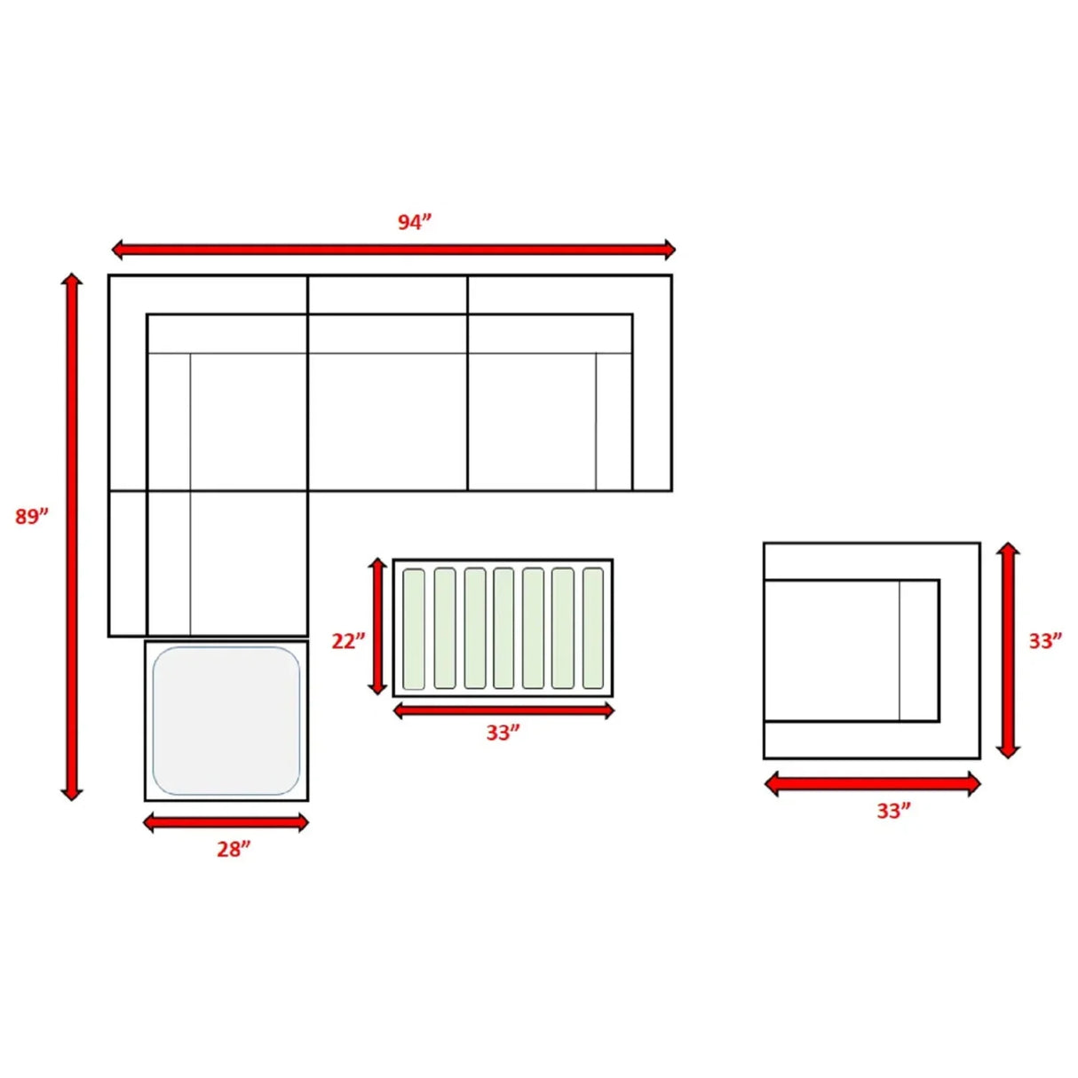 Sectional, Stylish Entertainment, Outdoor Living - Furniture Home Direct