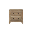 2 Drawer Nightstand - Sand - Furniture Home Direct