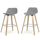 Randolph Bentwood - Upholstered Counter / Bar Height Stool (Set of 2) - Furniture Home Direct