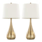 Pebble - Contemporary Table Lamp (Set of 2) - Furniture Home Direct