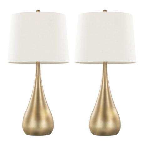 Pebble - Contemporary Table Lamp (Set of 2) - Furniture Home Direct