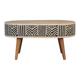 Inlay - Edessa Bone Table - Furniture Home Direct