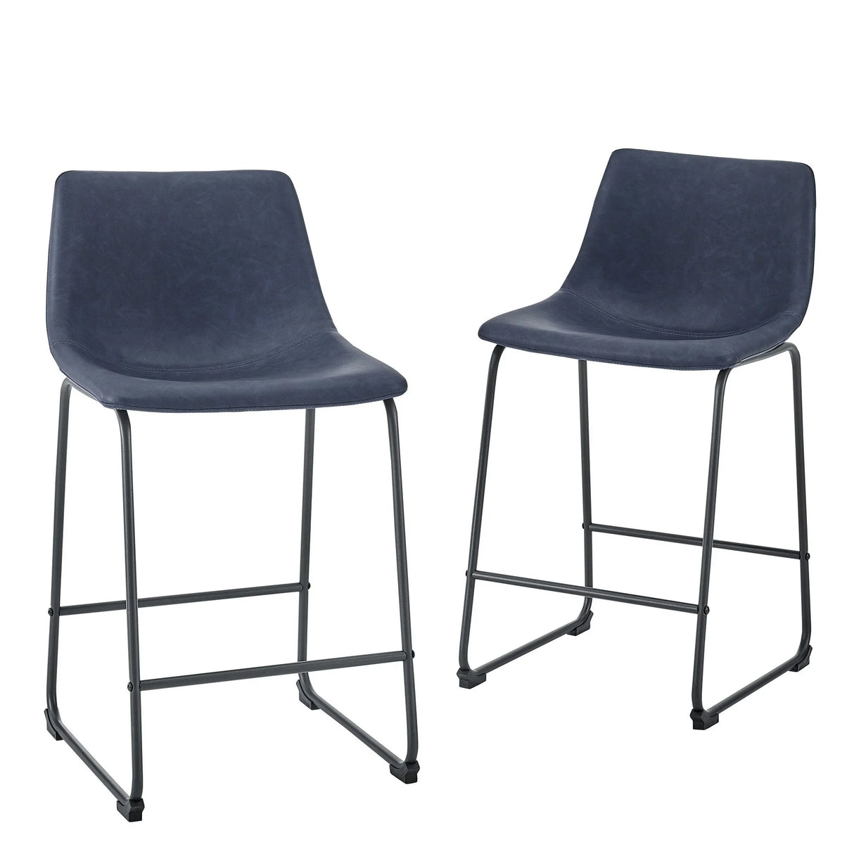 Industrial Counter Stools (Set of 2) - Furniture Home Direct