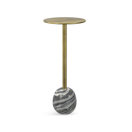 Melene - End Table - Gray / Gold - Furniture Home Direct