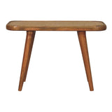 Larissa - Rattan Bench - Oak - Furniture Home Direct
