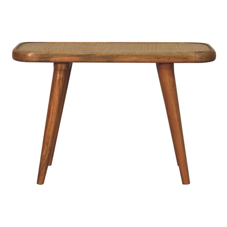 Larissa - Rattan Bench - Oak - Furniture Home Direct
