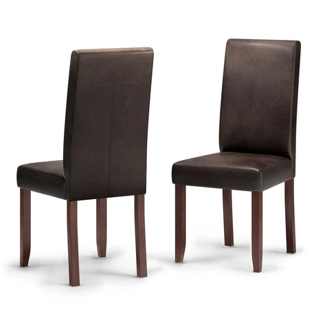Acadian - Upholstered Parson Dining Chair (Set of 2) - Furniture Home Direct