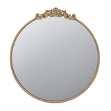 Classic Design Mirror With Baroque Inspired Frame For Bathroom, Entryway Console Lean Against Wall - Furniture Home Direct
